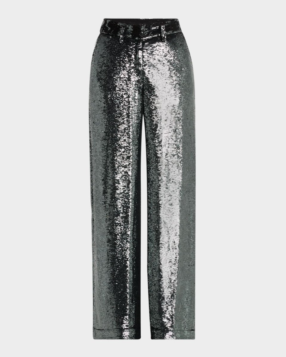 Nolila Sequined Wide-Leg Pants